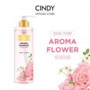 [HB GIFT] Sữa Tắm Nước Hoa Cindy Bloom Aroma Flower 640g